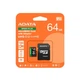 Карта памяти ADATA Speed Plus microSDXC 64GB UHS-I U3 V30 A2 140/160 MB/s + SD адаптер (UD64GUI3V30A2SP-RA1) - изображение 5