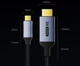 Кабель-переходник USB Type-C на HDMI 8K 60Hz 2 м ZX145 металлический в оплетке черный ( HDMIC8K-2m ) - изображение 2