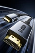 Кабель-переходник USB Type-C на HDMI 8K 60Hz 2 м ZX145 металлический в оплетке черный ( HDMIC8K-2m ) - изображение 5