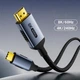 Кабель-переходник USB Type-C на HDMI 8K 60Hz 2 м ZX145 металлический в оплетке черный ( HDMIC8K-2m ) - изображение 6