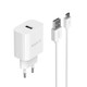 Зарядний пристрій HAVIT HV-ST113 USB з кабелем Type-C - изображение 1