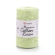 Шнур плетений з люрексом YarnArt macrame cotton Lurex 2мм фісташковий (№726) - изображение 1