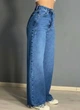 Джинси жіночі It’s Basic 2499 Wide Leg з високою талією рівні від стегна з виточками на стегнах 40 світло сині - зображення 2