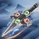 Игрушечный радиоуправляемый самолет меч дрон с подсветкой Brio B199KS трюковый - изображение 12