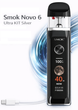 Pod-система Smok Novo 6 Ultra KIT Silver вейп смок ново 6 ультра на 1700мАч до 40 Вт электронная сигарета с цветным дисплеем серебристая - изображение 1