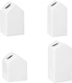 Wazon Rader Garden House porcelanowe białe 6×6×9 cm 4 szt (4045289129284) - obraz 1