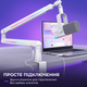 Стойка пантограф Fifine BM88PROW RGB White - изображение 8