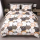 Простынь на резинке Бязь Meow Family 180*190 высота 25 см - изображение 3