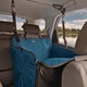 Автогамак для собак Comfort Mini Blue на 1/2 заднего сиденья, непромокаемый, прочный, со съёмными бортиками, автомобильный чехол для перевозки собаки в авто, цвет морская волна, SKU 005215, Your Stylish Hunter - изображение 5