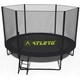 Батут з сіткою та драбинкою 312 см Atleto Black + подарунок м'ячик - изображение 2
