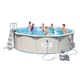Збірний басейн Bestway Hydrium 56384 460*120 см 17430 л сходи/ підстилка/скімер/пісочний фільтр (LN7-56384) - зображення 3