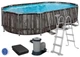 Каркасный бассейн Bestway 5611R 20241 л 610*366*122 см насос-фильтр/лестница/тент (LN7-BW 5611R) - изображение 1