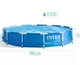 Бассейн каркасный круглый 366*76 см 6503 л Intex 28210 от 6-ти лет (LN7-28210) - изображение 3