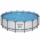 Каркасный бассейн Bestway 5612Z 19480 л 488х122 см с картриджным фильтром, лестницей и тентом (LN7- BW 5612Z) - изображение 3