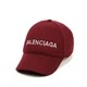 Молодіжна кепка "Balenciaga" Весна/Лето, бордовий - зображення 1