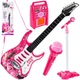 Gitara dziecięca z wzmacniaczem MalPlay Różowa 107282 (5901924217060) - obraz 2