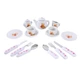 Дитячий набір посуду Tea set Bambi 868-E6-4 порцеляна, 17 предметів - зображення 2