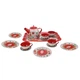 Дитячий набір посуду Tea set Bambi 620-C5 метал, 14 предметів - зображення 3