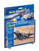 Збірна модель 1/144 літак F-15E Strike Eagle & bombs Model Set Revell 63972 - изображение 1