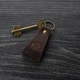 Брелок двосторонній з натуральної шкіри для ключів(BB_30001653) - зображення 3