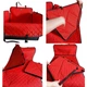 Автогамак для собак Comfort Mini Red, непромокаемый, прочный, автомобильная подстилка, автомобильный чехол для перевозки собаки, гамак на 1/2 заднего сиденья, цвет красный с черным, SKU 004388, Your Stylish Hunter - изображение 5