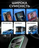 FM-трансмиттер Hoco E85 Tiger 20 Вт 3 порта USB Type-C и Type-A черный для автомобиля с функцией Bluetooth и зарядки - изображение 7