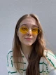 Овальні сонцезахисні окуляри Honey Fashion Accessories жовтий (20к037) - изображение 2