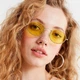 Овальні сонцезахисні окуляри Honey Fashion Accessories жовтий (20к037) - изображение 4