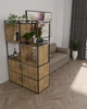 Стелаж двосторонній в стилі лофт EcoLoft Брістон DSP-1437-1 Дуб Аппалачі - зображення 3