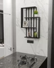 Настенная полка в стиле лофт EcoLoft NasTina DSP-1431-5 Черный - изображение 3