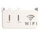 Органайзер-полка для роутера настенная подставка кронштейн для Wi-Fi М Белый - изображение 1
