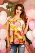 Жіноча футболка з мікромасла вільного крою Charm of Summer Seventeen XXL-3XL Бежевий (2000000060965) - изображение 3