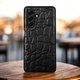 Кожаная накладка Stenk Reptile Cover для Samsung Galaxy A56 Чёрный (79357) - изображение 1