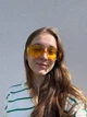 Прямокутні сонцезахисні окуляри Honey Fashion Accessories жовтий прозорий (20к030) - зображення 2