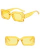 Прямокутні сонцезахисні окуляри Honey Fashion Accessories жовтий прозорий (20к030) - зображення 3