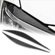 Карбоновые накладки на фары (реснички) BMW F30 / F34 - изображение 2