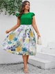 Жіночий Костюм (блуза+спідниця) SHEIN 923325-1 2XL комбінований (2000005279522) - зображення 1
