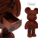 Supreme конструктор 3д для взрослых и детей ArcaneBrick "Brown" 92см супрем сборный медведь конструктор magic blocks суприм - изображение 4