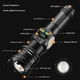 Фонарь ручной YEMAO YM-G280 TG+COB, желтый, красный, АКБ 26650, Power Bank, ЗУ Type-C, zoom - изображение 10