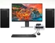 USB 3.0 + HDMI 2K 4K свитч KVM 2 роз'єму/порту вхід, 4 порту вихід для мишки, клавіатури, Scanner Printer Sharing Switch Світч Чорний - зображення 8