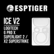 Глайди ESPTiger ICE V2 для миші Logitech G PRO X2 SUPERSTRIKE / Superlight 2 / SE - зображення 1