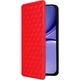 Чохол Deexe Rhombus Book для Xiaomi Poco X8 Pro - Red - зображення 6