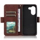 Чохол-книжка з кишеньками Deexe Wallet Stand для Xiaomi Poco X8 Pro - Brown - зображення 4