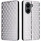 Чохол Deexe Rhombus Book для Xiaomi Poco X8 Pro - Silver - зображення 1