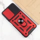 Чехол Fiji Camera Defence для Motorola G86 Power бампер с защитой камеры и подставкой Red - изображение 2