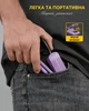 Лампа акумуляторна Glocusent A24 22 LED Гнучка Clip ніжка з прищіпкою для читання книг Purple (2122468) - изображение 11