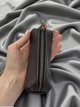 Ключница из натуральной зернистой кожи MINI (коричневая) - изображение 5