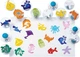 Zestaw stempli Colorations Easy-Grip Życie morskie 14 szt (5710903611580) - obraz 1