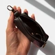 Ключница из натуральной зернистой кожи MINI (черная) - изображение 5