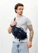 Велика чоловіча поясна сумка бананка Sambag DynamicDart синя(SB_FE1D84ACAD50) - зображення 2